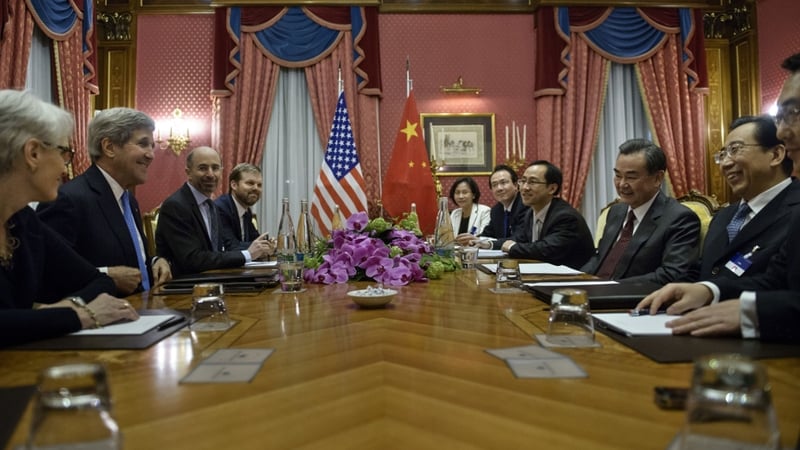 US Secretary of State John Kerry has announced he will stay in Switzerland to push for an agreement