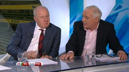 Liam Brady with Eamon Dunphy