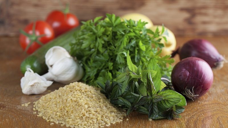 Eunice Power's Spring Tabouleh with Griddled Lemon Chicken & Ardsallagh Goat's Cheese Cream
