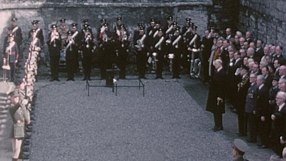 President Lays Wreath at Kilmainham Gaol