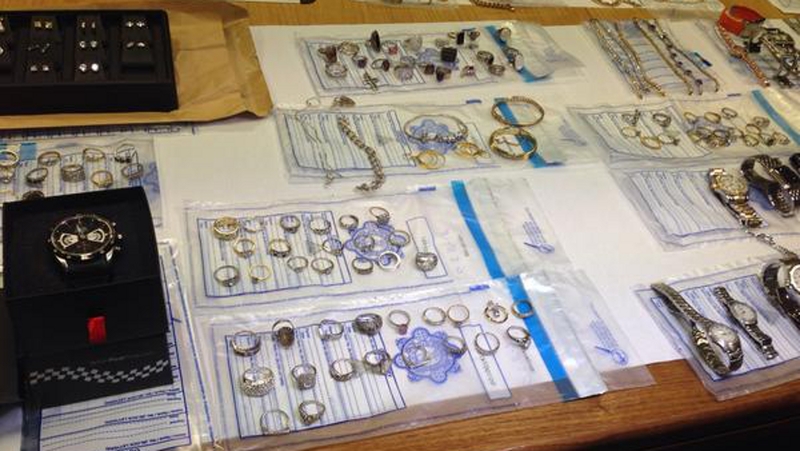 Some of the items were stolen as far back as 2013