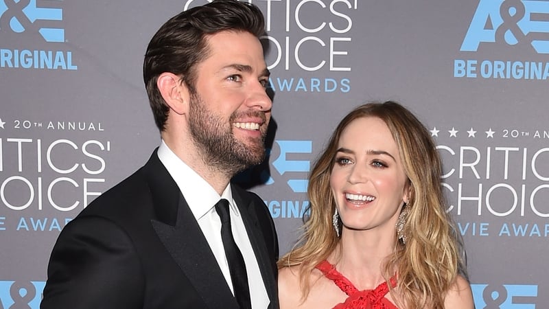John Krasinski and Emily Blunt