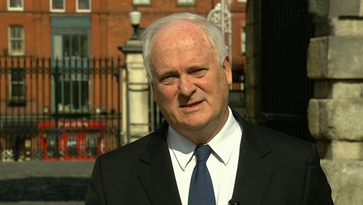 Former Taoiseach says UK's threat to break international treaty is 'gravely serious' 