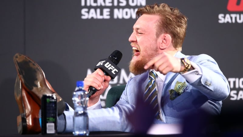 Conor McGregor: 'I’d like to just be able to enter a room quietly and take my place at the back of a crowd'