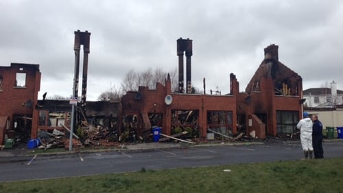 No injuries were reported after the fire