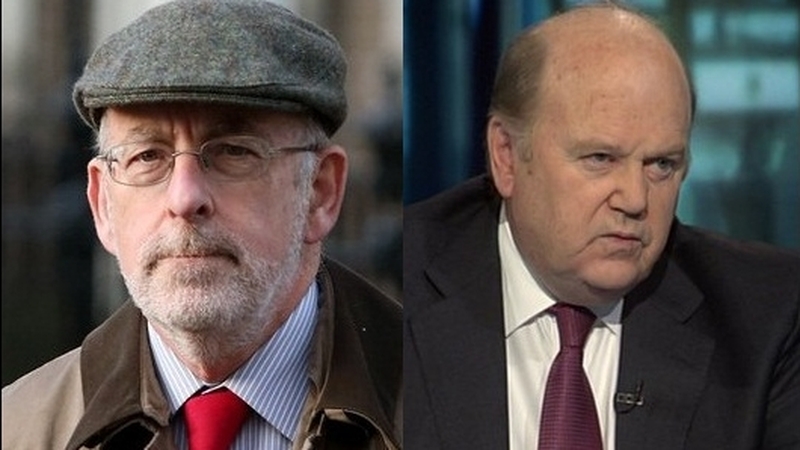 Michael Noonan (R) is due to meet Patrick Honohan (L) tomorrow