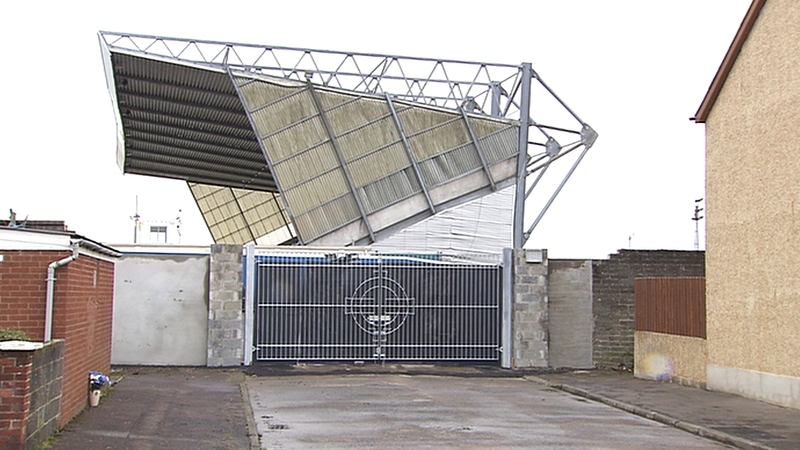 Cracks discovered in the stand following Northern Ireland's game against Finland last month
