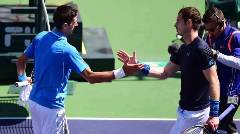 Andy Murray fell to Novak Djokovic at Indian Wells