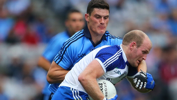 Dick Clerkin in action against Dublin's Diarmuid Connolly in 2015
