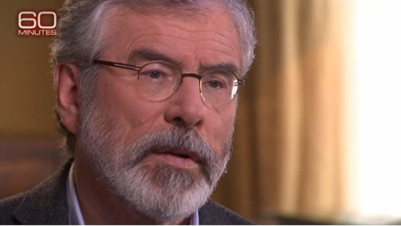 Gerry Adams says he was not a member of the IRA in the interview
