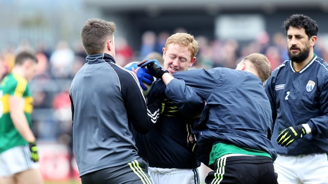 Kerry's Colm Cooper warms-up prior to The Kingdom's Allianz Football League clash with Tyrone