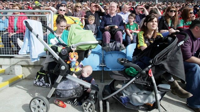 Fans of all ages at the Mayo v Donegal game