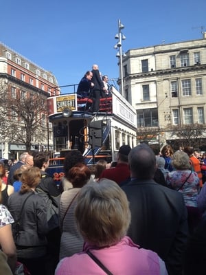 The vintage tram proved very popular (Pic: Susan Clarke)