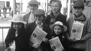 A few of the children of the Piccolo Lasso children's choir gather before their performance of traditional Irish songs popular in 1915 (Pic: Annemarie Grenham)
