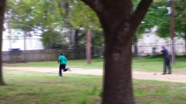 The shooting was captured on a mobile phone by a member of the public