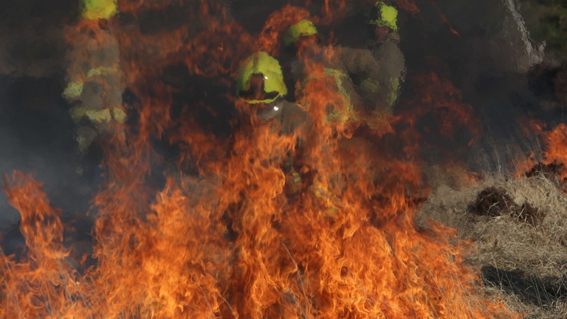 The fire which broke out on Ben Dash, Co Clare was one of the largest fires of 2015