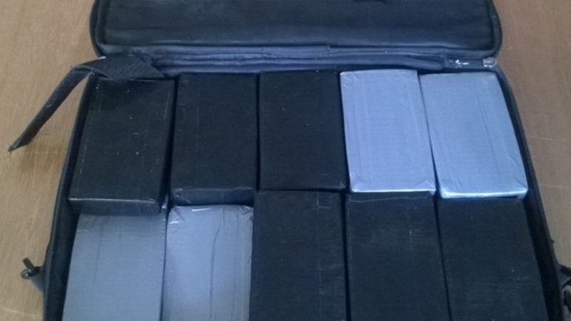 The seizure was made following the search of a vehicle and a follow-up search at a house in Dublin 20