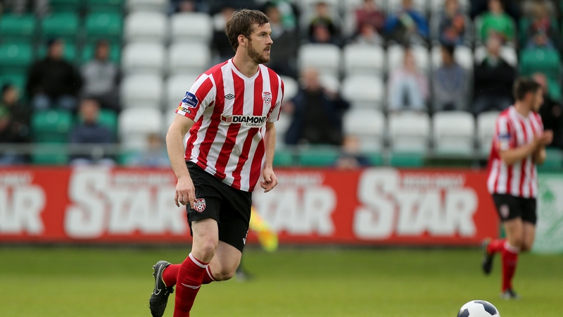 Derry City's Stephen Dooley spurned a number of decent chances at the Brandywell