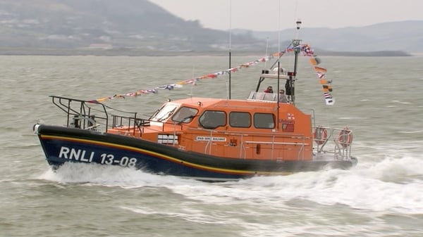 Shannon class lifeboat arrives in Lough Swilly, Co Donegal
