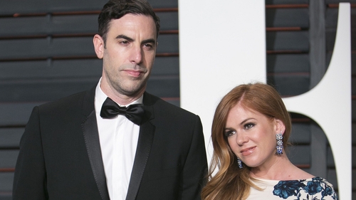 Sacha Baron Cohen and Isla Fisher