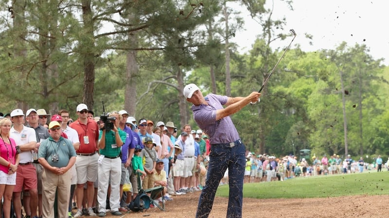 Jordan Spieth is five shots clear of the field