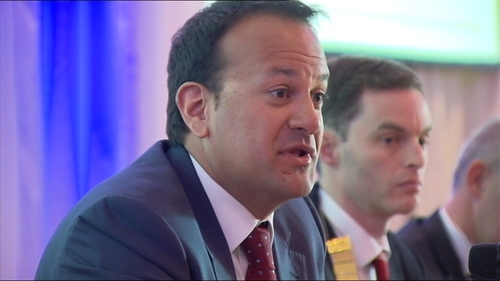 Leo Varadkar reiterated that water charges were being suspended not abolished