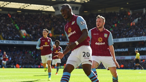 Christian Benteke has scored 12 goals in his last 12 games for Aston Villa