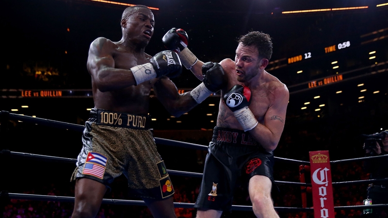 Andy Lee showed his battling qualities to force a draw