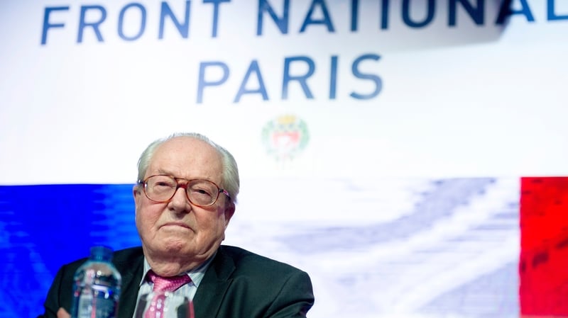 Mr Le Pen had been in a care facility for several weeks (file image)