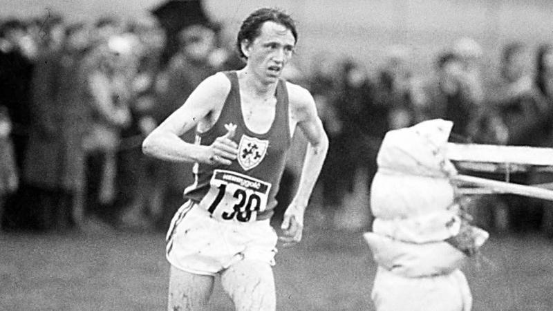 John Treacy at the World Cross-County Championship in Limerick in 1979
