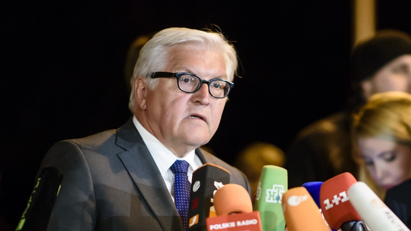 Frank-Walter Steinmeier said all parties had agreed to push ahead with the withdrawal of heavy weapons from the front line