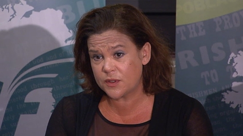 Mary Lou McDonald said the emergency department at the Mater is under massive pressure