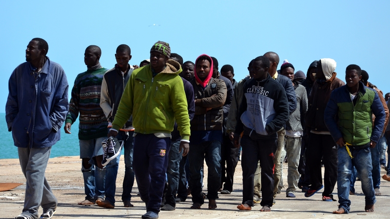 Thousands of migrants were rescued in the Mediterranean at the weekend