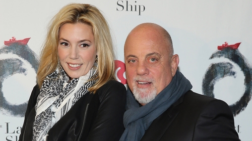 Newly-weds and new parents Alexis Roderick and Billy Joel