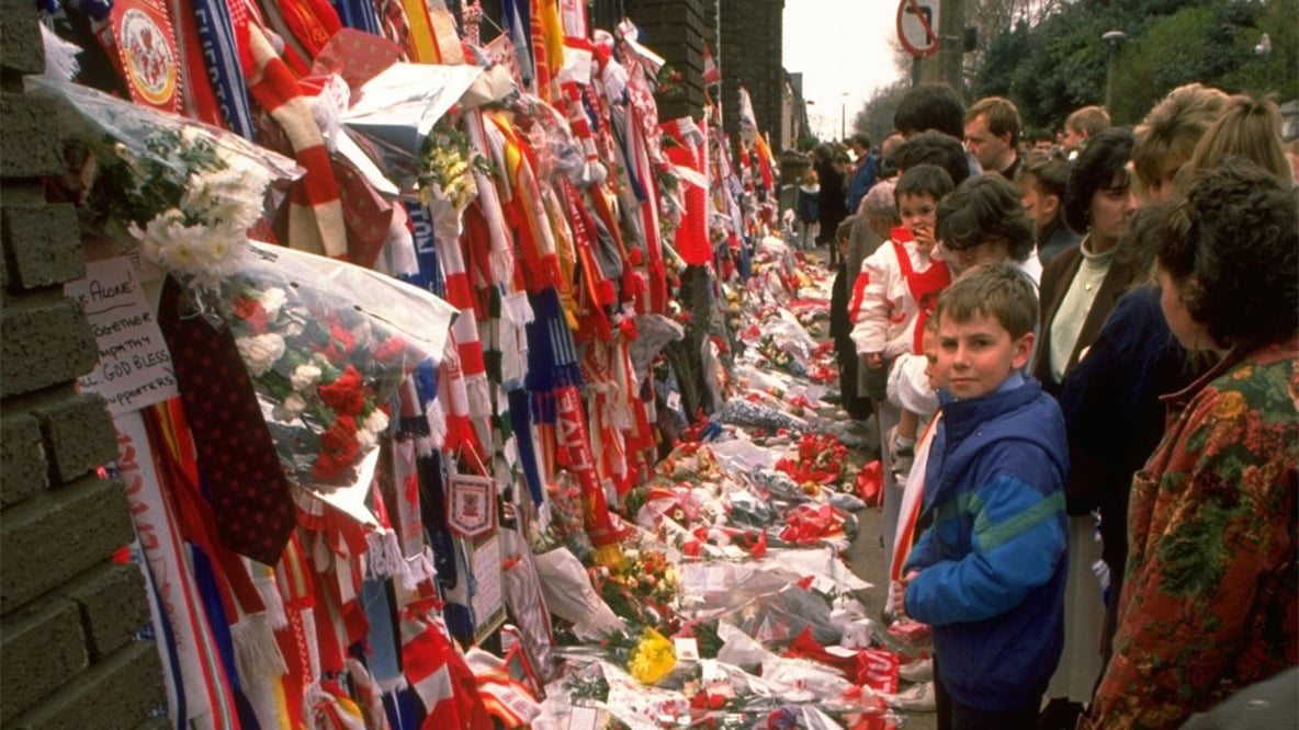 Hillsborough memorial at Anfield Stadium