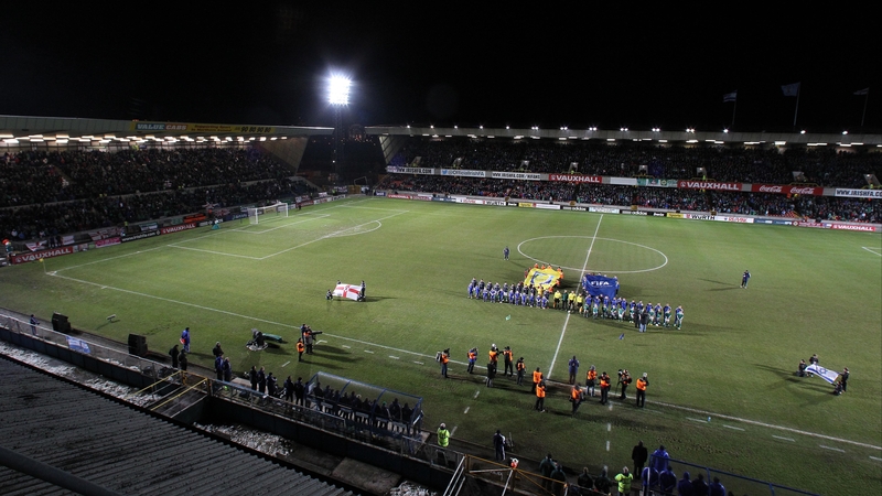 Cracks were discovered in Windsor Park's West Stand