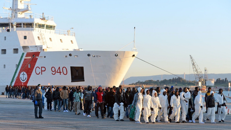 UN refugee agency data says 17,500 people have arrived in Italy since the start of the year