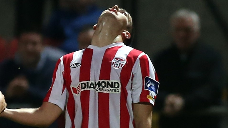 Philip Lowry had a goal disallowed for Derry
