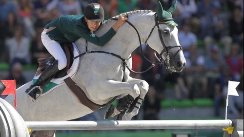Bertram Allen and Molly Malone are third at the Thomas & Mack Arena in Vegas
