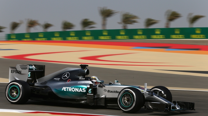 Lewis Hamilton finished just ahead of Sebastian Vettel in qualifying