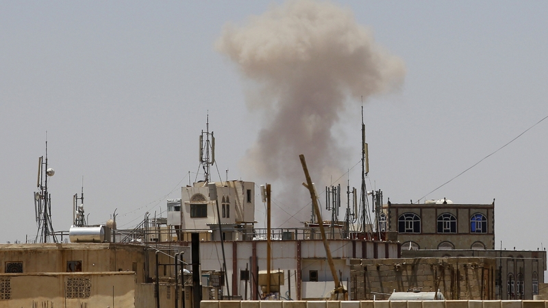 Residents said the city in southwest Yemen was rocked by explosions and gunfire overnight