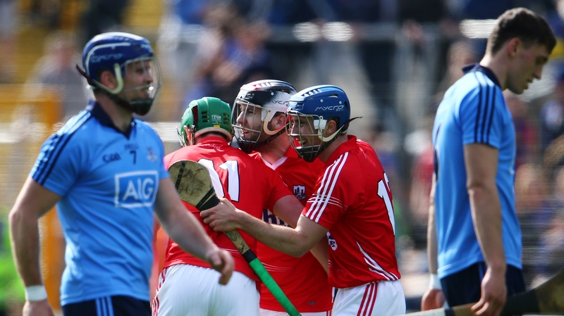 Dublin dejection and Cork celebration summed up the aftermath of the hurling semi-final at Nowlan Park