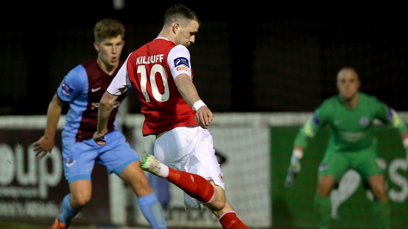 Ciaran Kilduff was on target for the Saints at Richmond Park