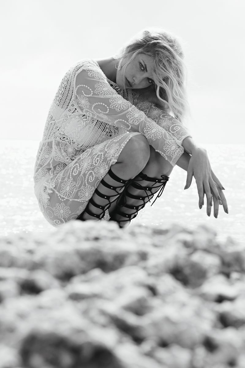 Dress €22, bikini €8, shoes €25