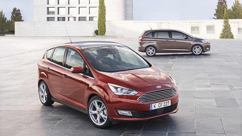 Prices start at €25,775 for C-Max, while Grand C-Max starts at €28,355