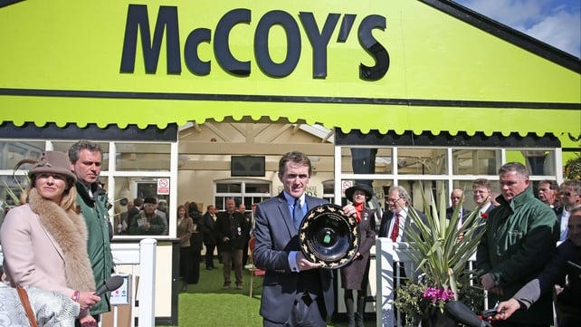 Tony McCoy opens the newly named McCoy's bar on Grand National day