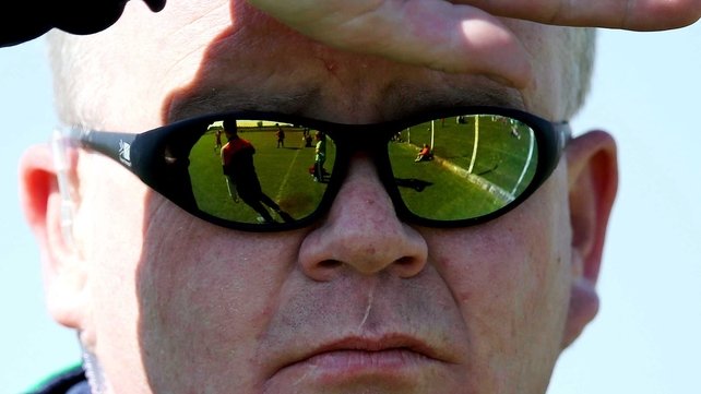 Limerick Manager Joe Quaid watches the Irish Daily Star League Division 1 Semi-Final between his side and Cork on Sunday