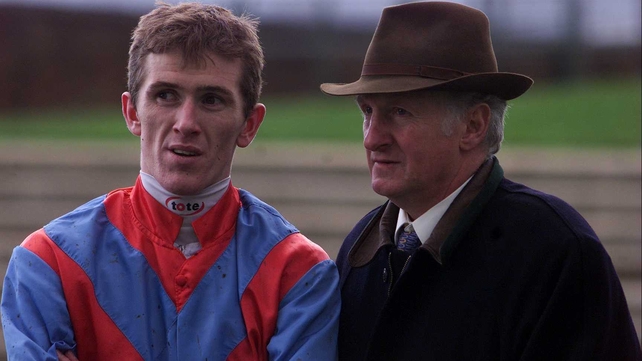 Winners alright - Champion jockey Tony McCoy and champion trainer Martin Pipe at Ascot in 2000