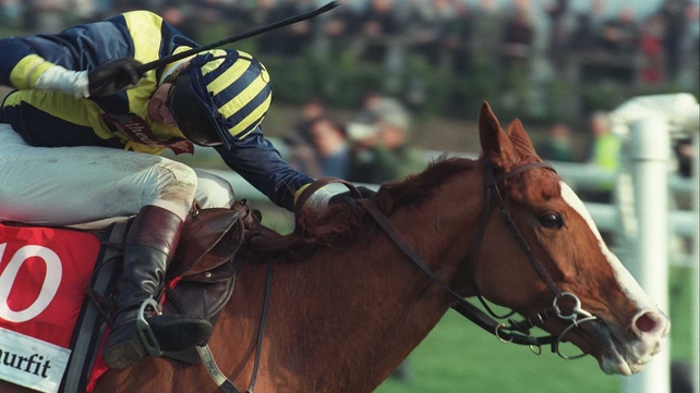 Make A Stand wins the 1997 Champion Hurdle under Tony McCoy