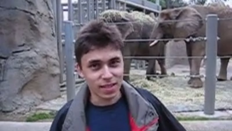 A video of Jawed Karim at San Diego Zoo was the first to be uploaded